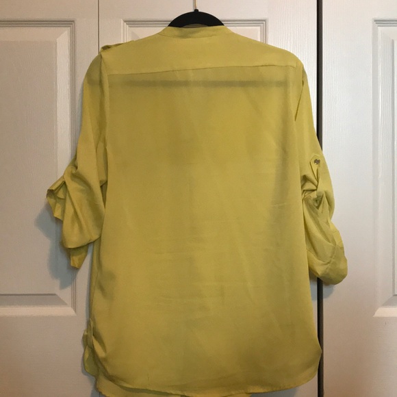 Calvin Klein MED Blouse w zipper pockets - Picture 3 of 5